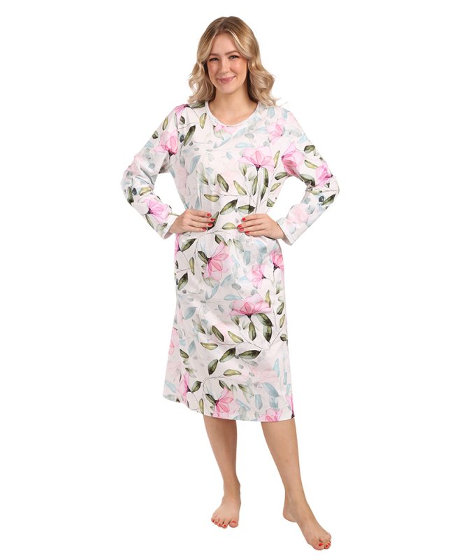 Dámská noční košile Ivana - růžová magnolie