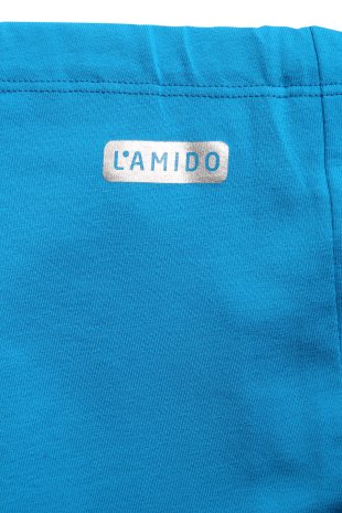 tyrkys Letní sportovní dámské legíny Gita K - tyrkys