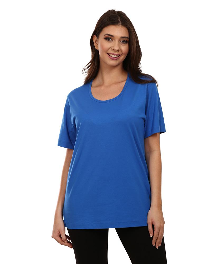 Dámské bavlněné tričko - modrá