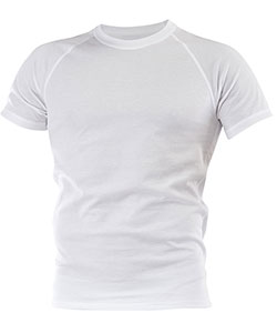 Pánské tričko krátký rukáv Coolbest bílá